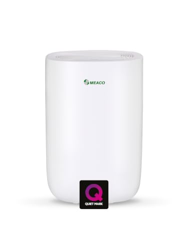 Meaco MeacoDry ABC 12L Dehumidifier – Ultra-Quiet & Energy-Efficient Moisture Removal for Damp & Condensation – Laundry Mode, Timer, Child Lock – Ideal for Flats & 1–2 Bedroom Homes