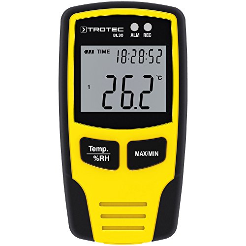 TROTEC BL30 Climate Data Logger/Measuring and Recording air Temperature, Relative Humidity, Mould and Moisture Damage/up to 32,000 Measuring Values